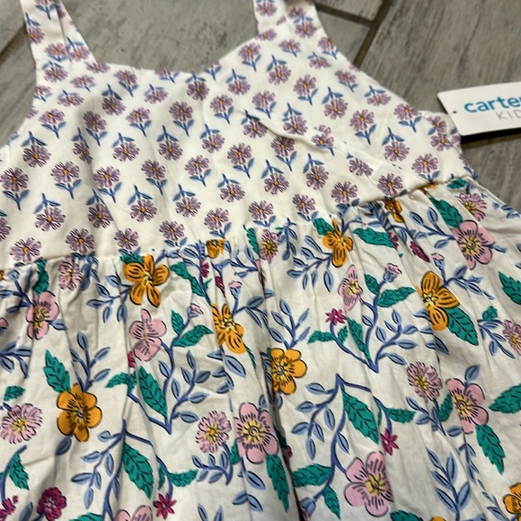 Carters Girls Long Floral Summer Lightweight Flower Maxi Dress size 6/6X - Picture 3 of 4